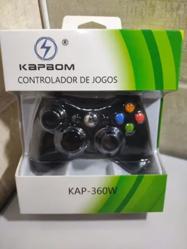 Vendo Controle de Xbox 360 wireless sem fio, modelo KAP- 360 W