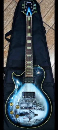GUITARRA LES PAUL GOLDEN MODIFICADA CUSTOMIZADA