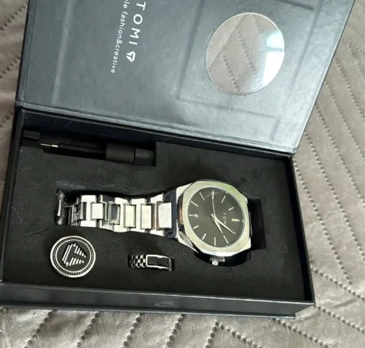 ? RELÓGIO TOMI PREMIUM - ELEGÂNCIA QUE IMPRESSIONA! ?
