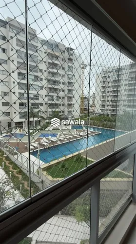 APARTAMENTO À VENDA NO RECREIO | 2 SUÍTES, VARANDA E VISTA PARA A PISCINA