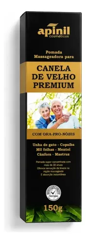 Pomada Massageadora Canela De Velho Com Ora-pro-nóbis Apinil