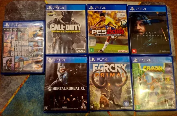 Lote de jogos ps4 - PREÇOS NA DESCRIÇÃO