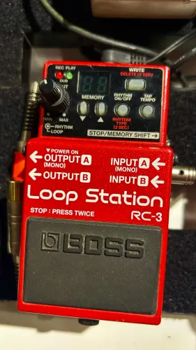 Pedal guitarra e baixo Loop station rc-3 boss