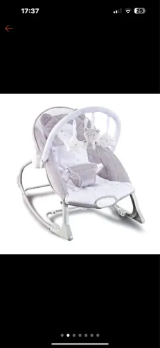 Cadeirinha de descanso bebê com música