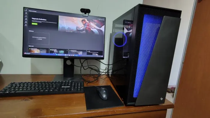 Pc gamer Ryzen 16 GB RAM SSD 500 GB HD 1 tb nvidia GTX 1050ti monitor Dell 23 polegadas 