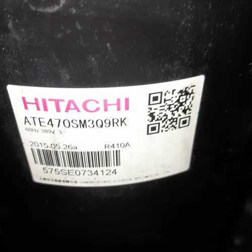 COMPRESSOR HITACHI 5 TR ON  OFF GÁS 410 380 VOLTS. NUNCA USADO. RETIRADO DA UNIDADE CONDEN