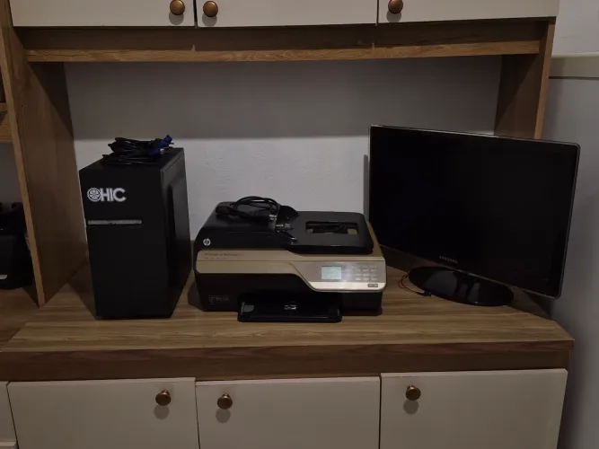 Computador, Monitor e Impressora