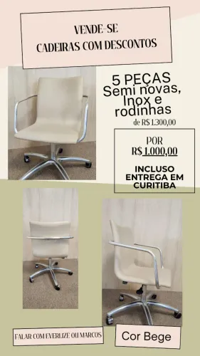 Cadeiras para Escritório, Salão