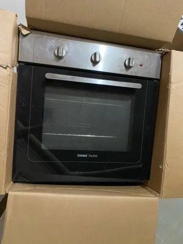 Forno Elétrico de Embutir Consul Facilite 60L Inox - Ótimo Estado