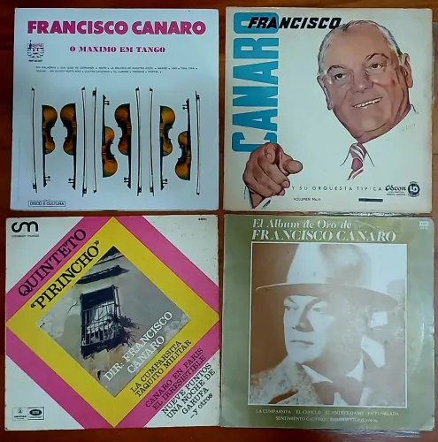 4 discos vinil Francisco Canaro
