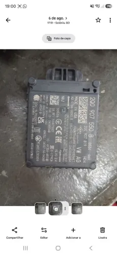 Sensor radar volkswagem