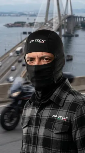 Touca Balaclava Térmica Ninja Motociclista Frio - Unisex