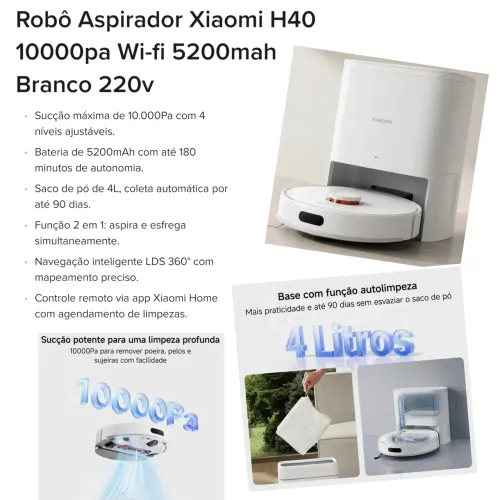 Robô Aspirador Xiaomi