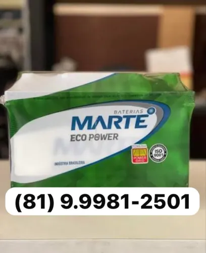 Bateria de carro marte - 60ah 12 meses de garantia 