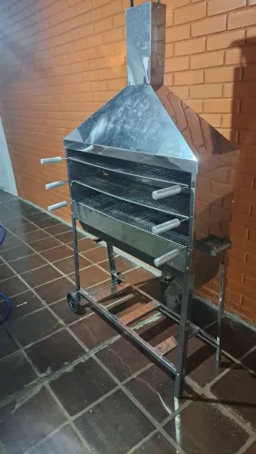 Churrasqueira inox espetinho