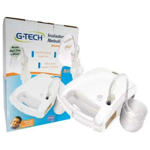 Aparelho Nebulizador Inalador G-Tech