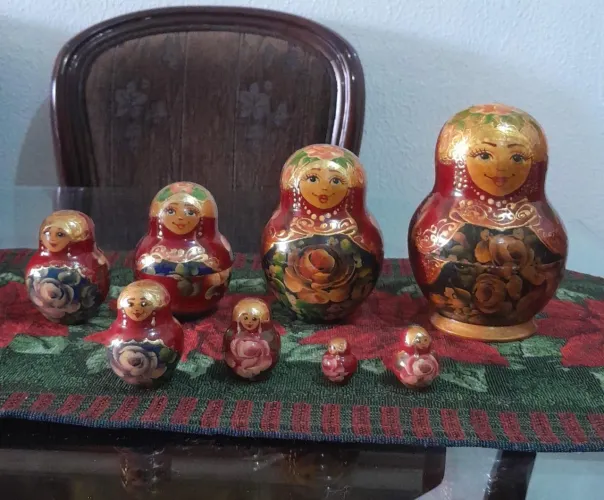 Conjunto matrioscas russas