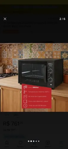 Forno 60 litros novo