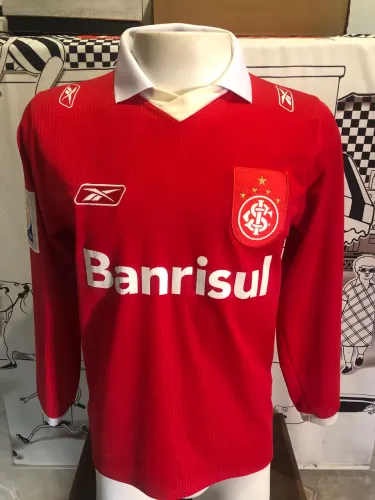 Camisa Inter manga longa mundial de clubes 2006 - Com patch da Fifa