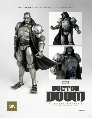 Boneco Doctor Doom Ashley Wood ThreeA Toys 1/6