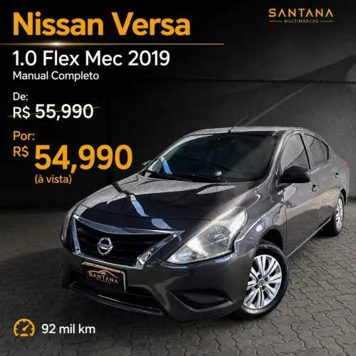 Nissan Versa 1.0 12V Flexstart 4P Mec. 2019