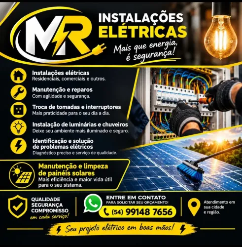 Serviços de eletricista