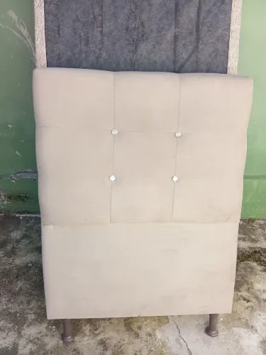 Base de cama box solteiro com cabeceira