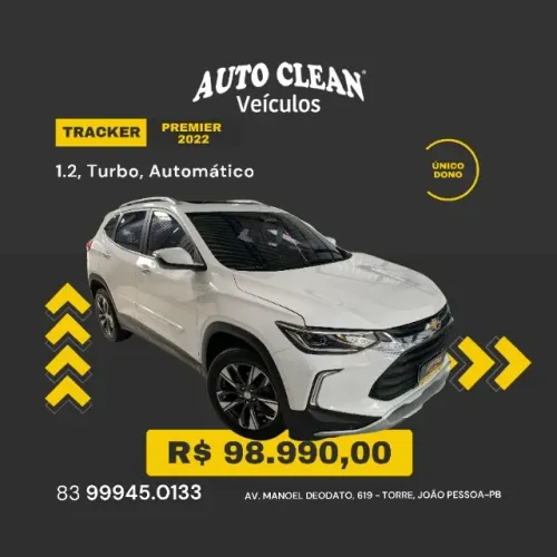 Chevrolet Tracker Premier 1.2 Turbo 12V Flex AUT 2022