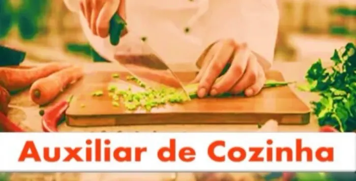 Vaga para auxiliar de cozinha