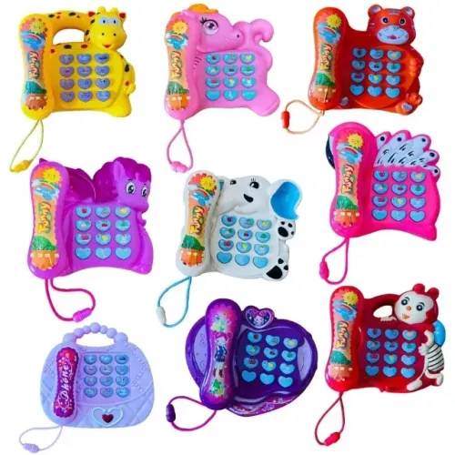 vendo Telefone Infantil Musical Animal/Maleta/Coração Som Luz Brinquedo Educativo