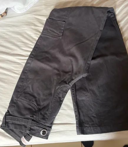 Calça cargo cinza 34