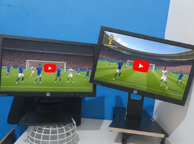 Dois monitores HP Compaq LA2006x Displayport giratórios