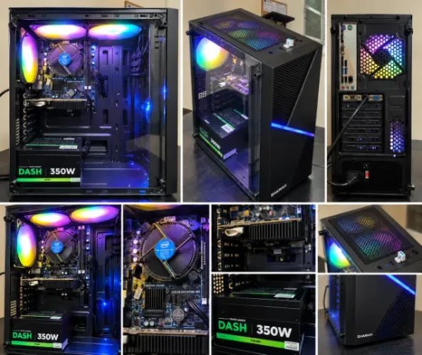 PC i3-9100F | 8GB DDR4 | SSD 480GB | GT 710 | RGB