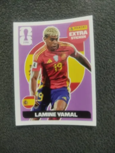COMBO Figurinhas Legend YAMAL, HAALAND e DÍAZ Copa 2026 Panini Original - ROXA / BORDÔ