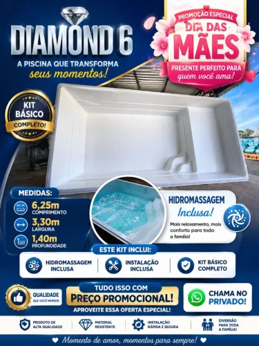 Piscina de 6 metros