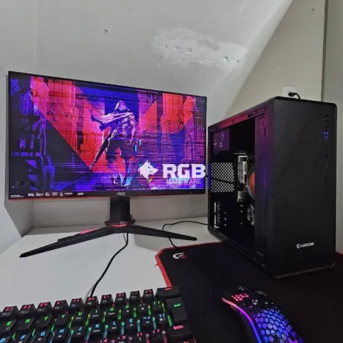 PC Office - Ryzen 5 PRO 2400G + RX VEGA 11 + DDR4 8GB + HD 500GB
