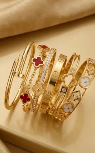 ? Braceletes em Aço Inoxidável ?
