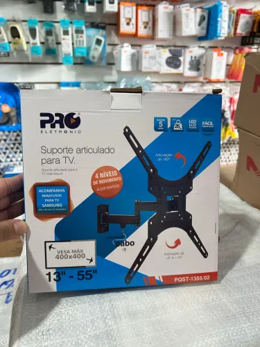 Suporte de Tv Articulado Pro Eletrônic  para Tv de 13 - 55 Polegadas 