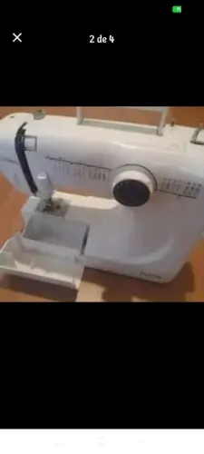 Máquina de costura reta zigue-zague elétrica