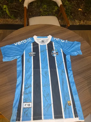 CAMISA GRÊMIO AUTOGRAFADA PELO ELENCO INTEIRO