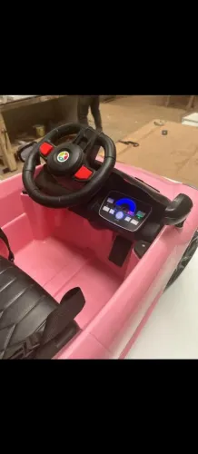 Carrinho elétrico rosa