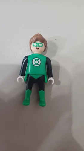 Kinder Ovo Lanterna Verde-playmobil/ Superman/Supergirl DC