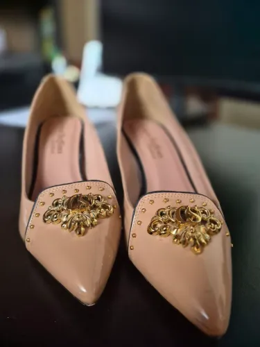 Scarpin Carmen Steffens Nude Verniz ? Tam. 37