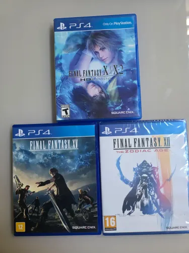 Final Fantasy X, XII, XV ps4 Fisico Collection