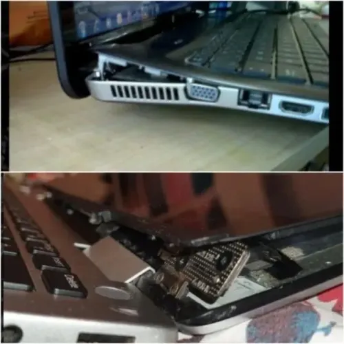 Reparo e recuperação carcaça de notebook