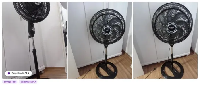 ventilador de pedestal mondial turbo com nota fiscal e garantia