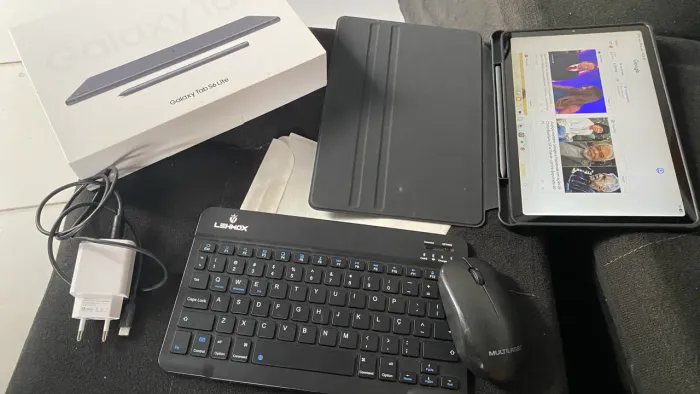 Tablet S6 lite 64gb tela 10,3 completo na caixa com nota fiscal