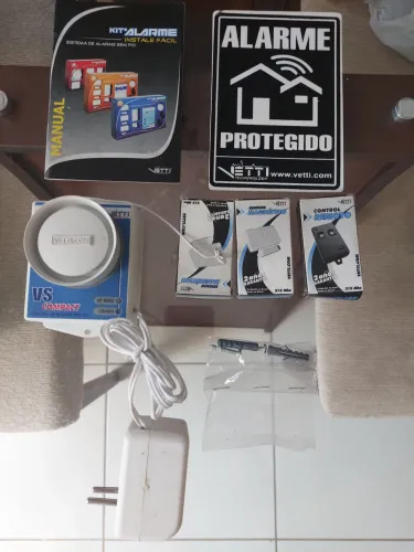 Kit alarme sem fio novo
