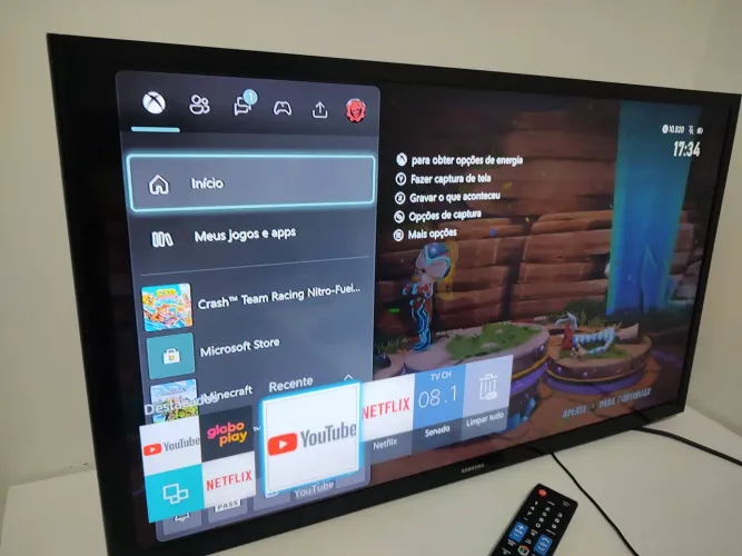 SMARTV SAMSUNG 32 POLEGADAS ACEITO CARTÃO ATÉ 12X