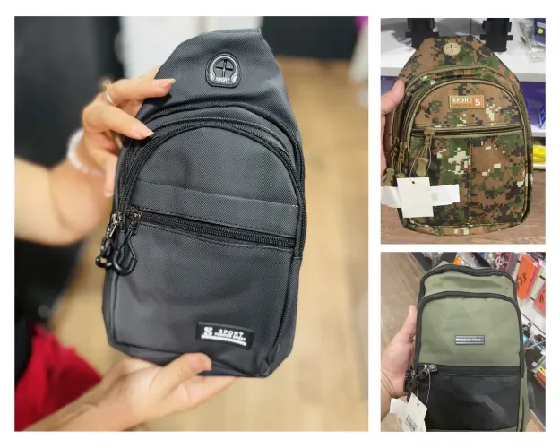 Bolsa transversal de lado